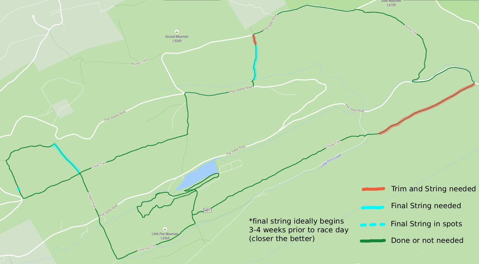 9/22/25 Trail Conditions